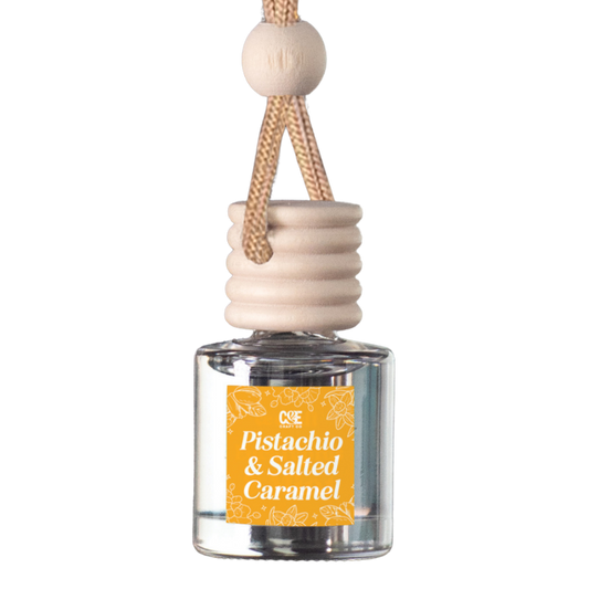 Pistachio & Salted Caramel Scented Car Freshener