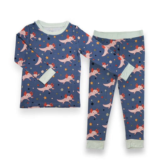 Axolotl Kids Two-Piece Pajamas