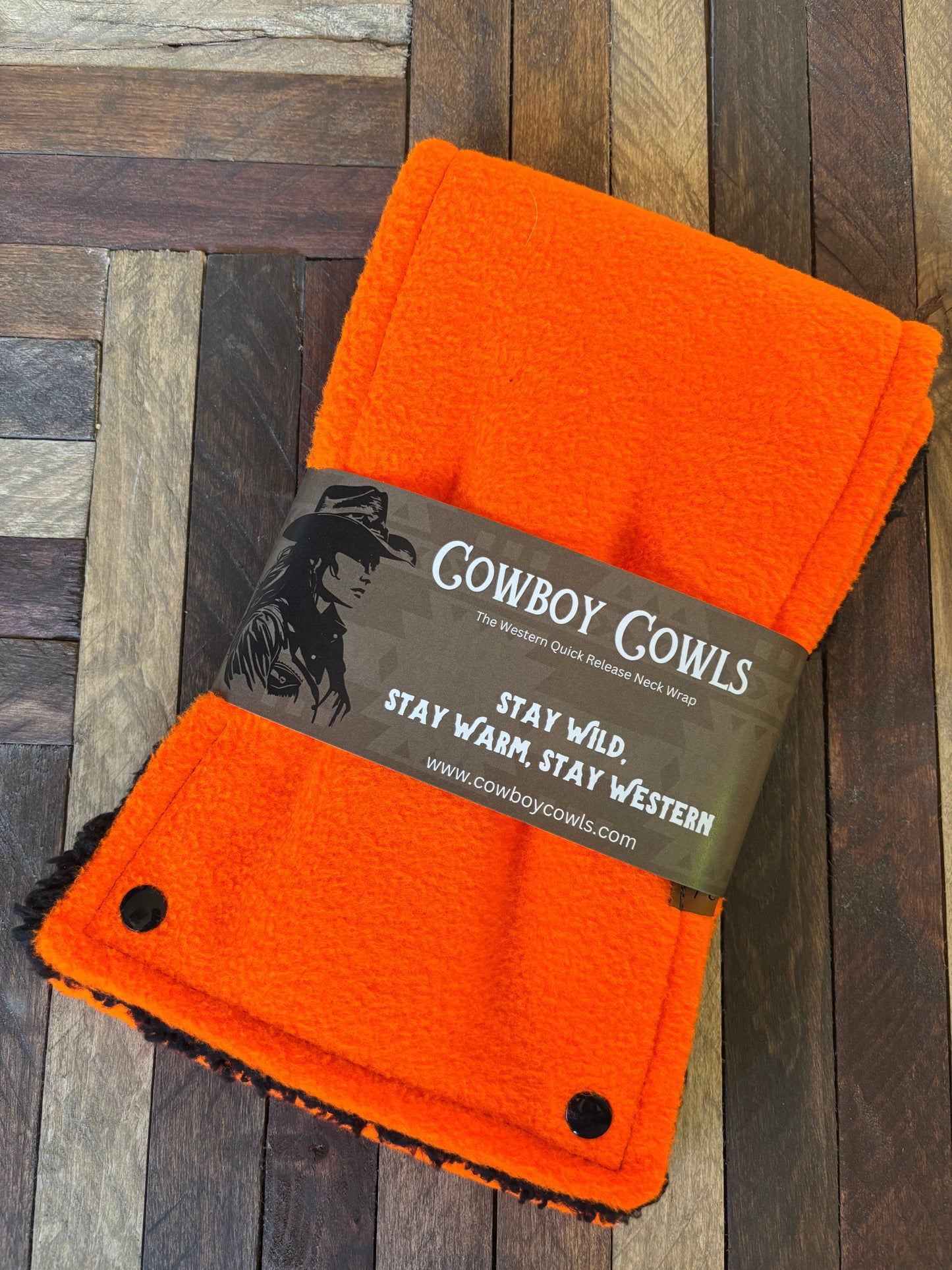 High Vis Orange Cowboy Cowl