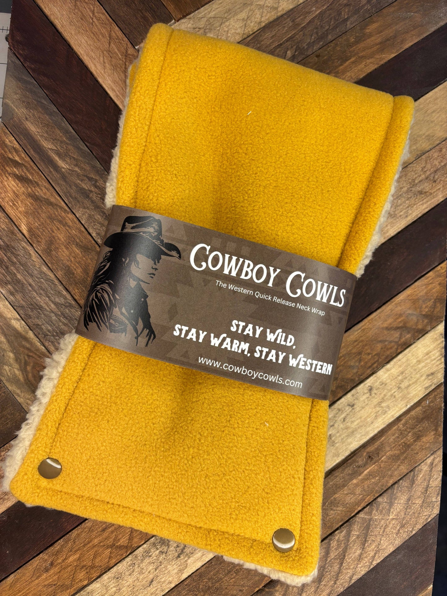 Mustard yellow Cowboy Cowl