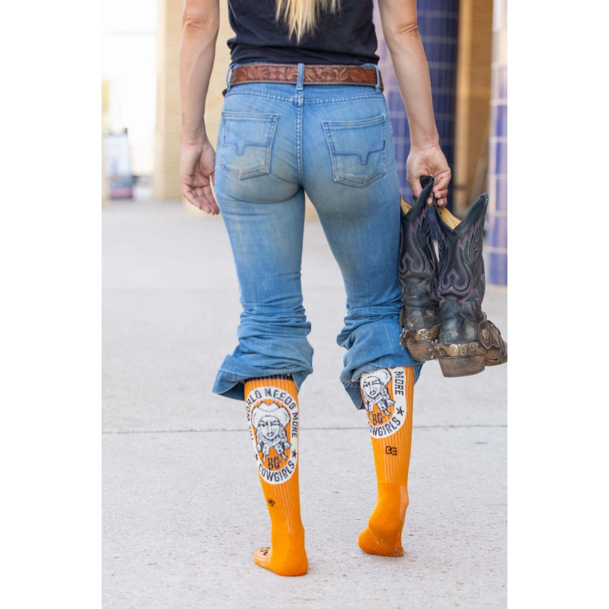 Bad Cowgirl Co. Cowgirls Needed Performance Boot Socks
