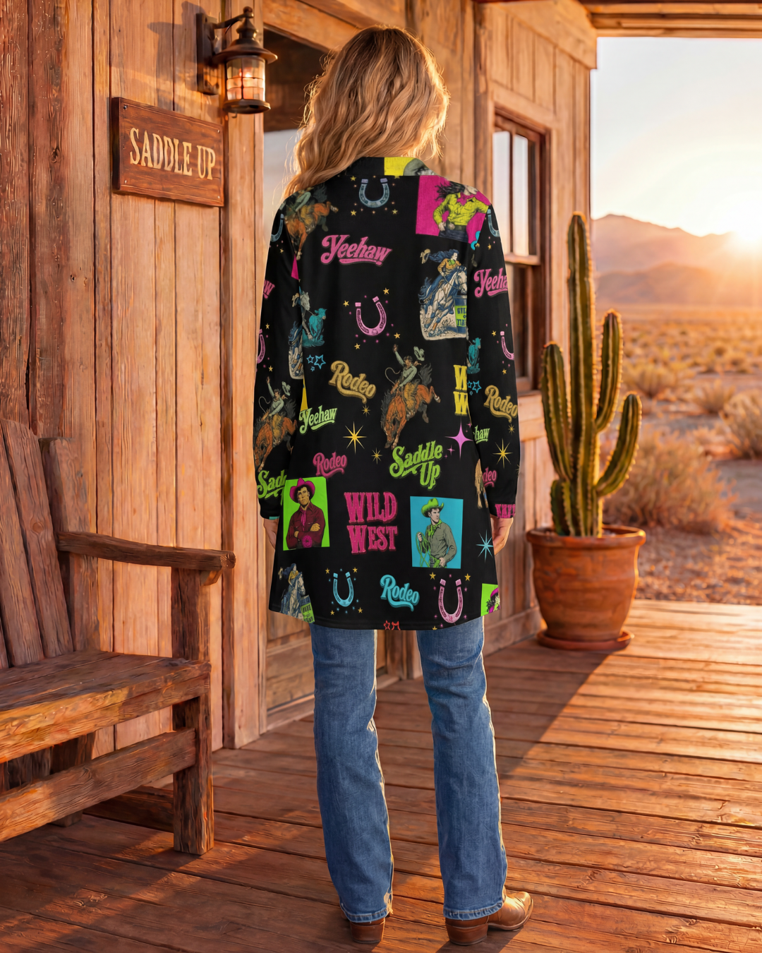 Baha Ranch The Last Roundup Lightweight Cardigan