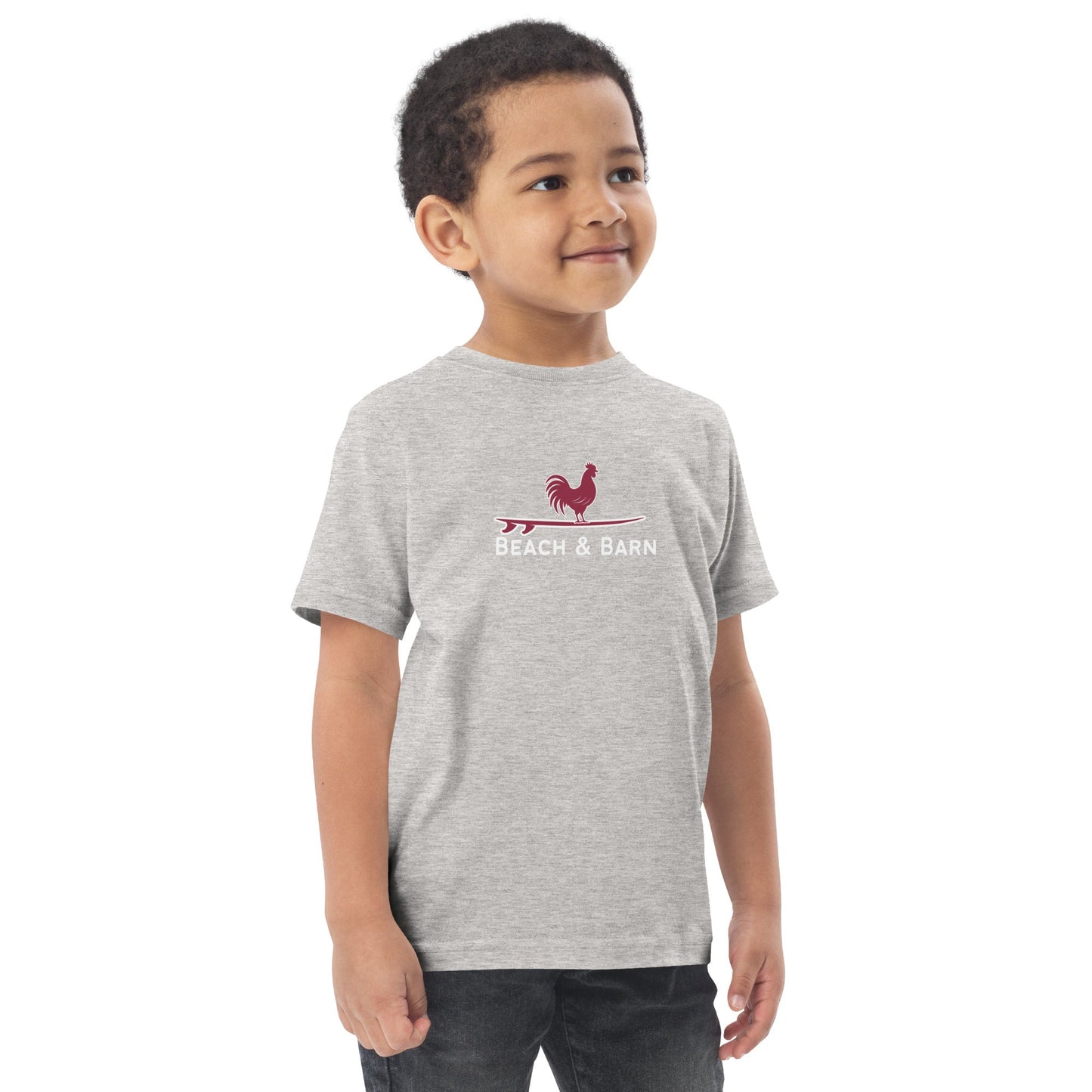 Beach And Barn Surfing Toddler's Tee