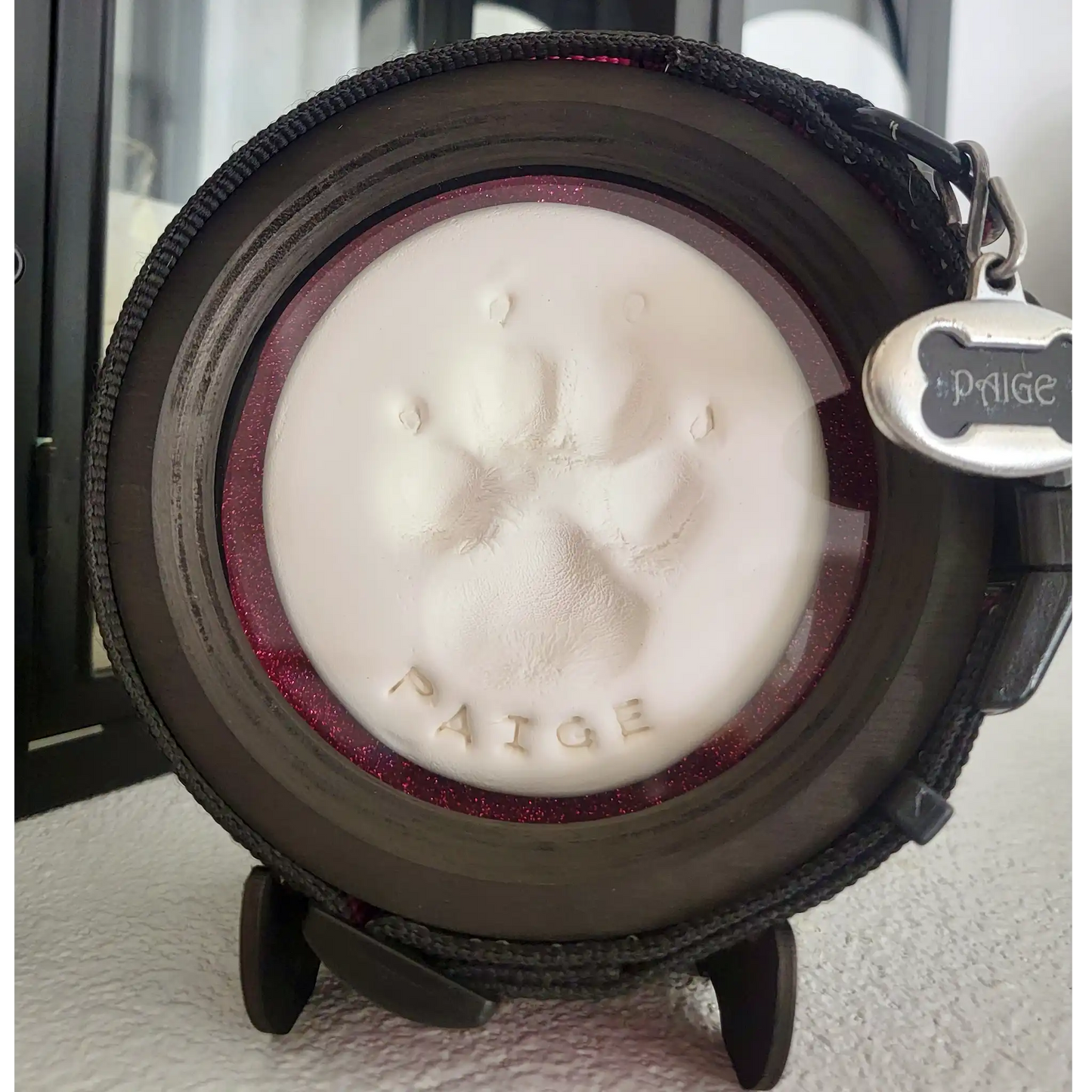 Paw Print & Collar Memorial Frame