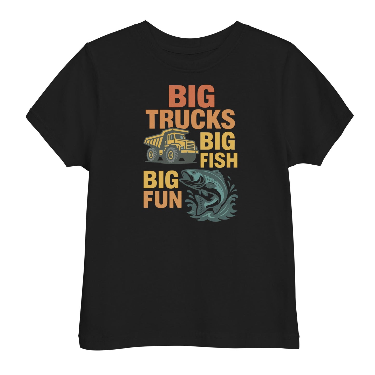 Big Trucks Big Fish Big Fun Toddler's Tee