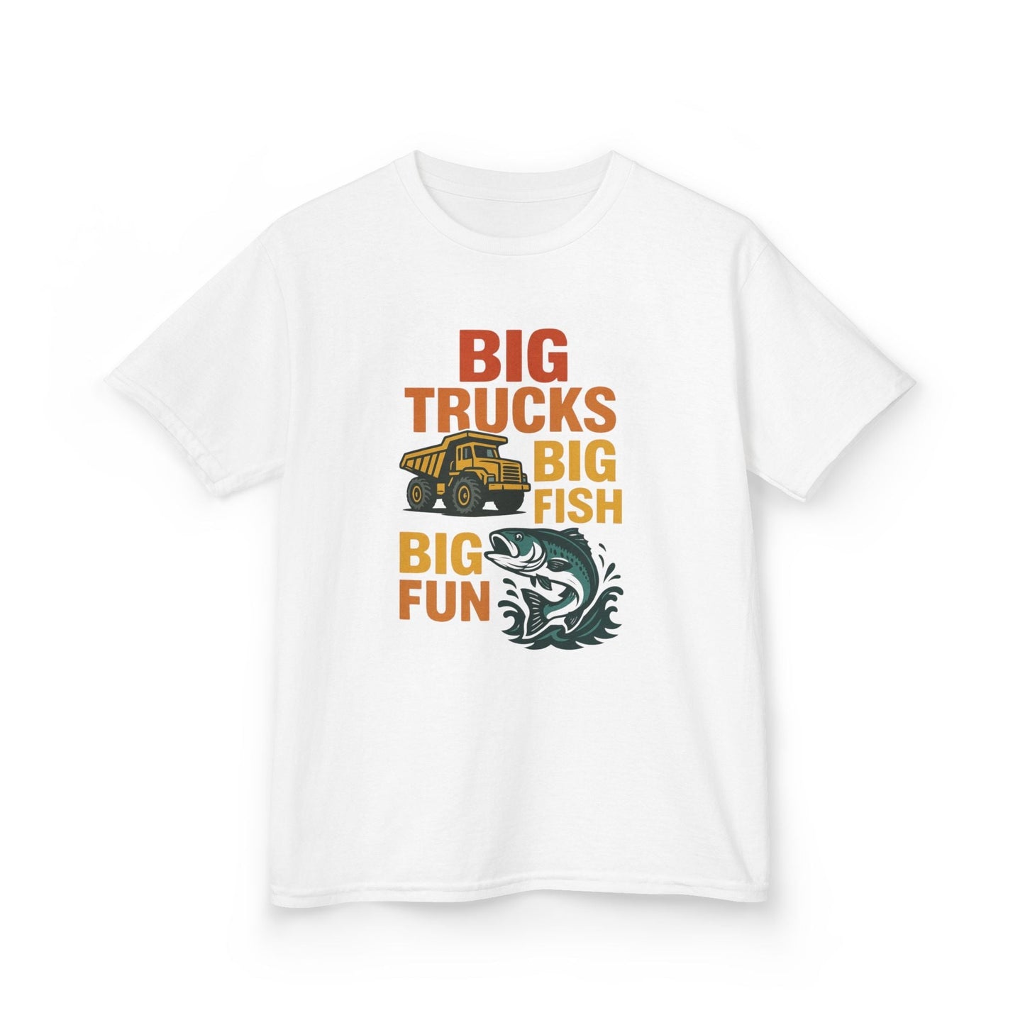 Big Trucks Big Fish Kids Tee