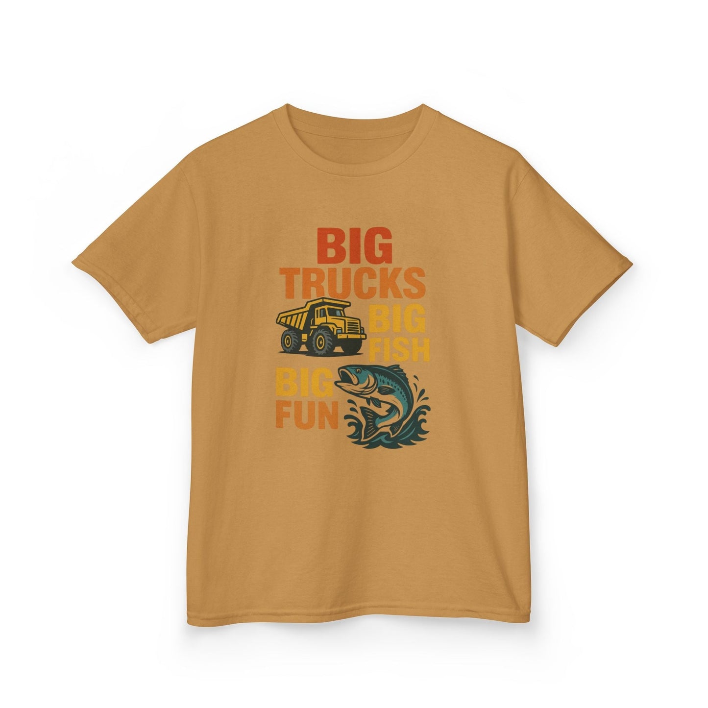 Big Trucks Big Fish Kids Tee
