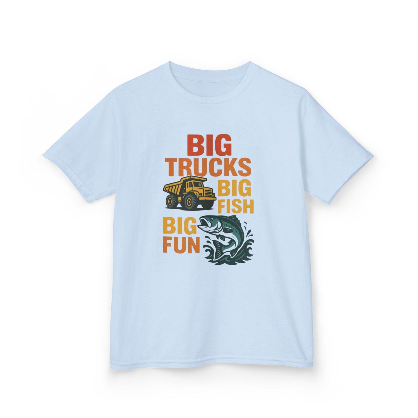 Big Trucks Big Fish Kids Tee