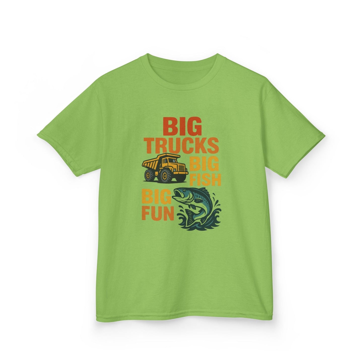Big Trucks Big Fish Kids Tee