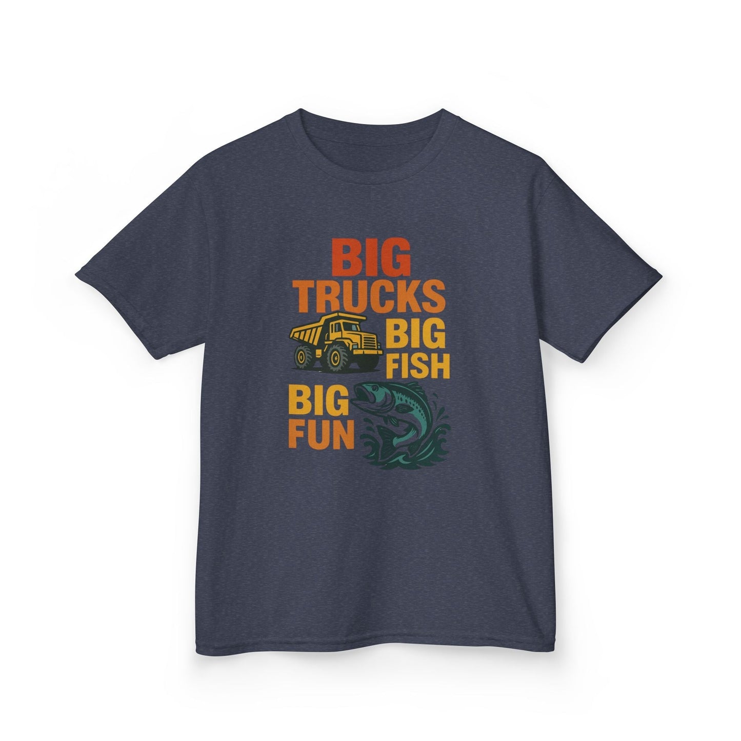Big Trucks Big Fish Kids Tee