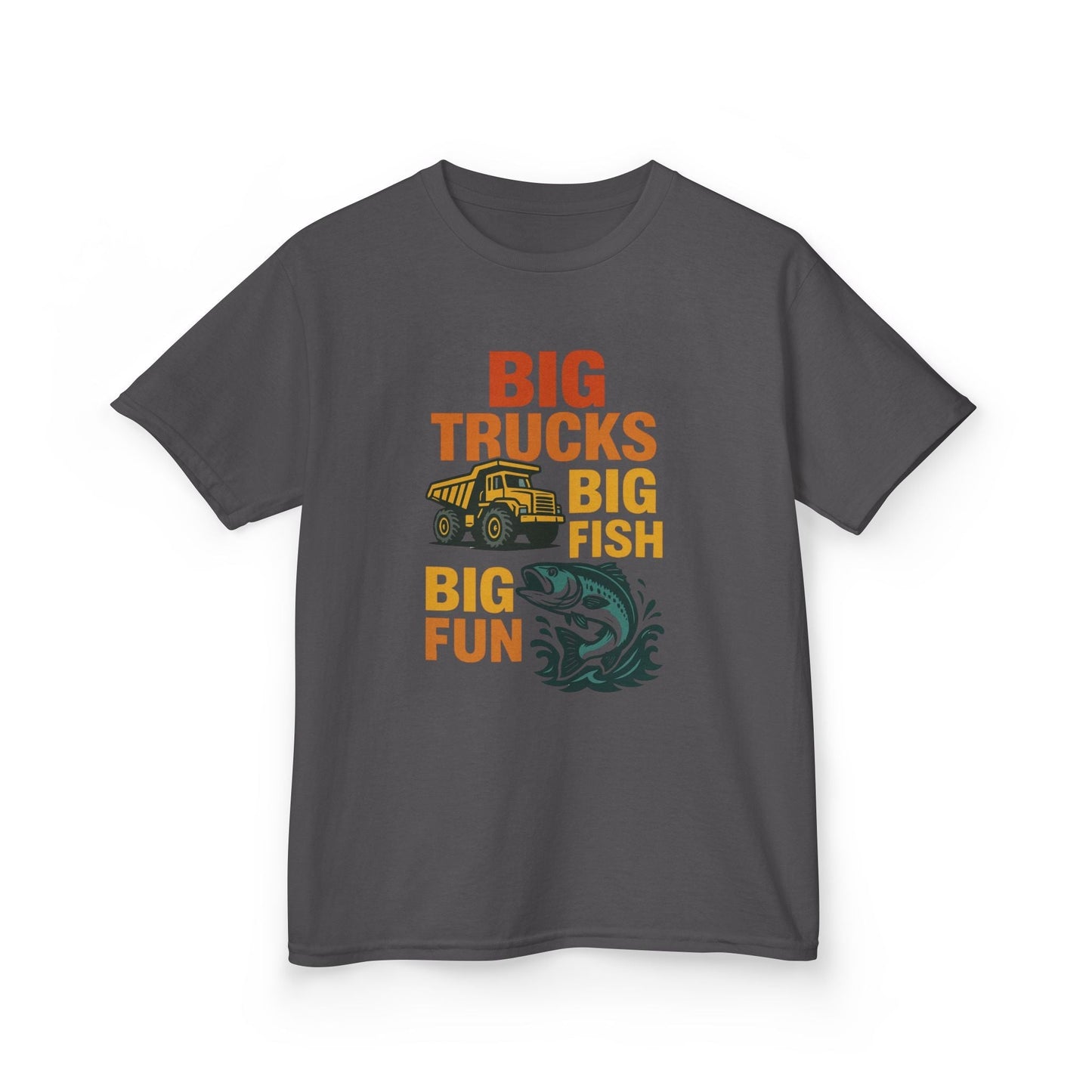 Big Trucks Big Fish Kids Tee
