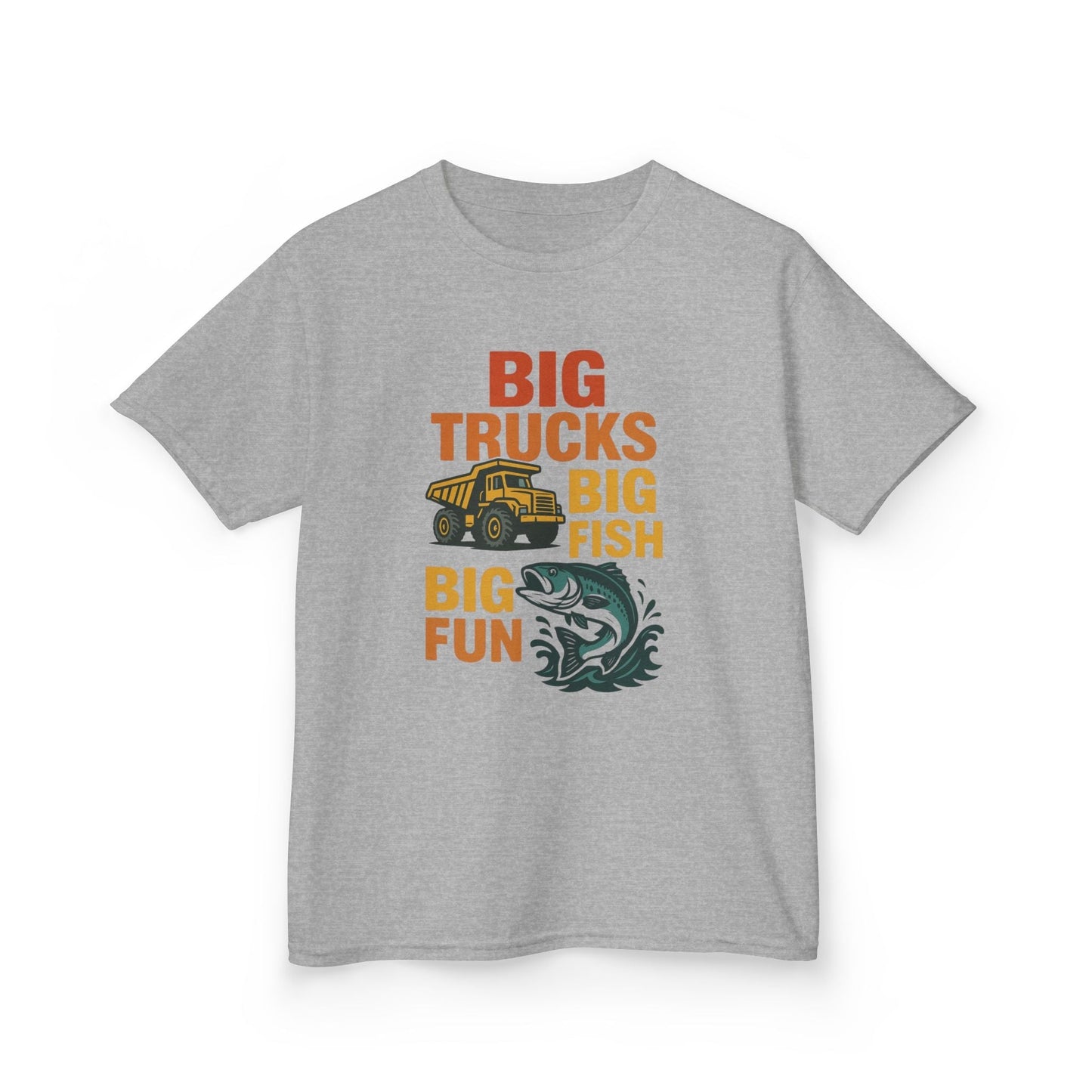 Big Trucks Big Fish Kids Tee