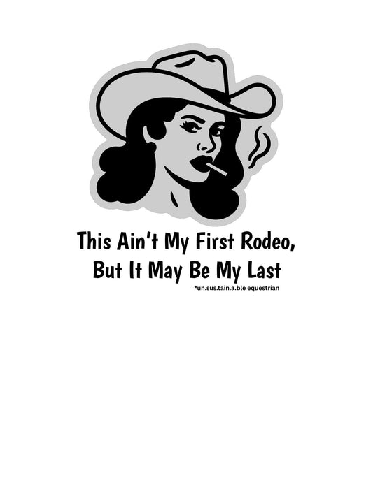 Die Cut Vinyl Stickers - 3x3 - First Rodeo/Last