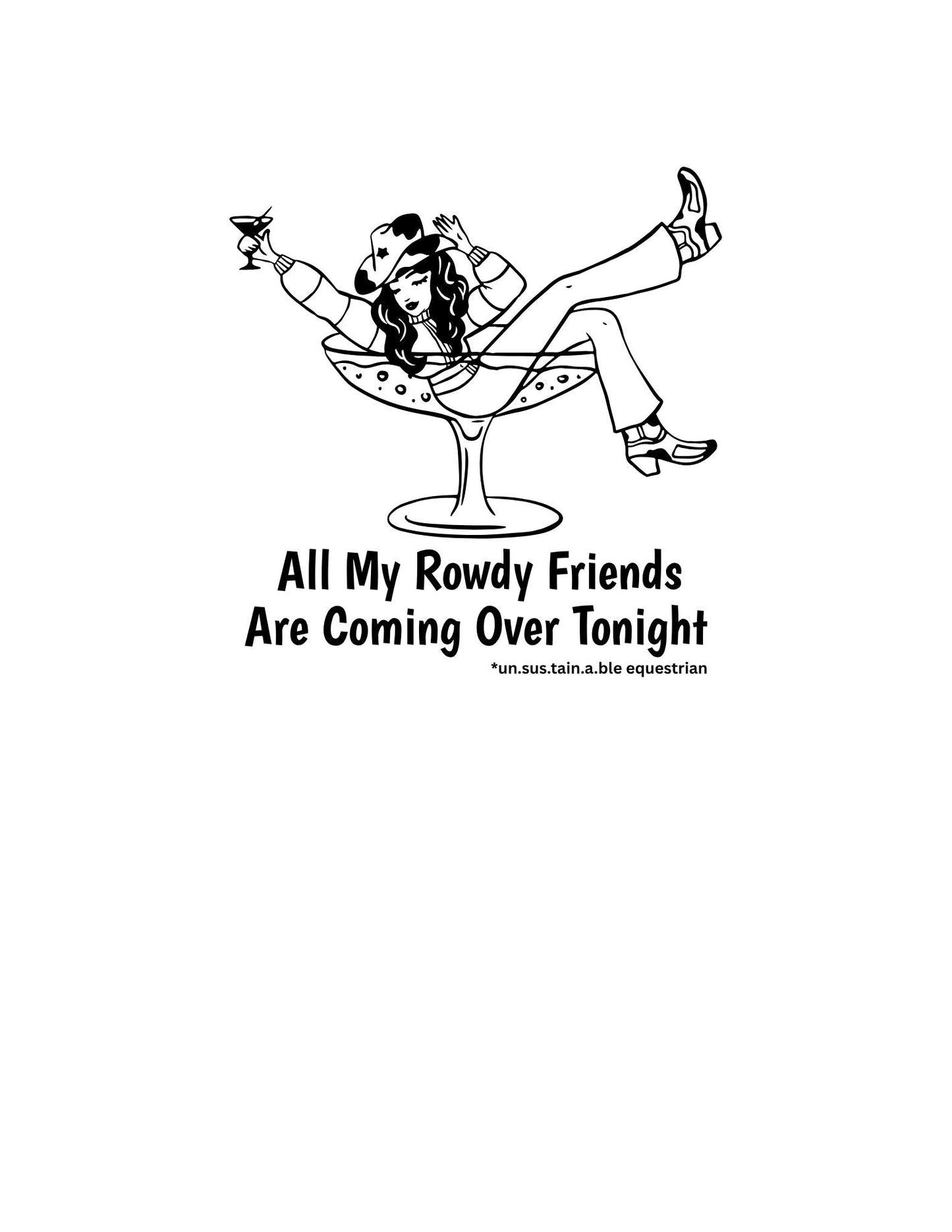 Die Cut Vinyl Stickers - 3x3 - Rowdy Friends