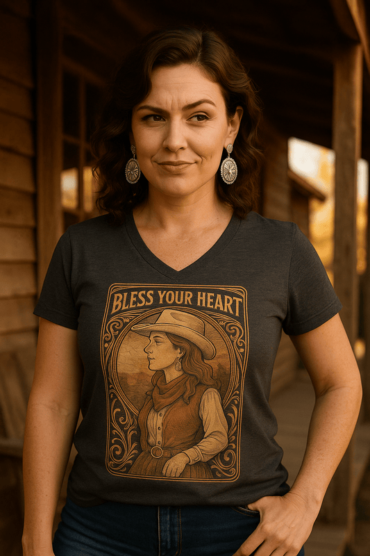 Bless Your Heart V-Neck Tee