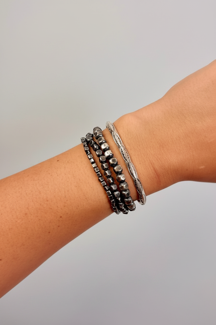 Bradford Triangle Stamped Cuff (Large)