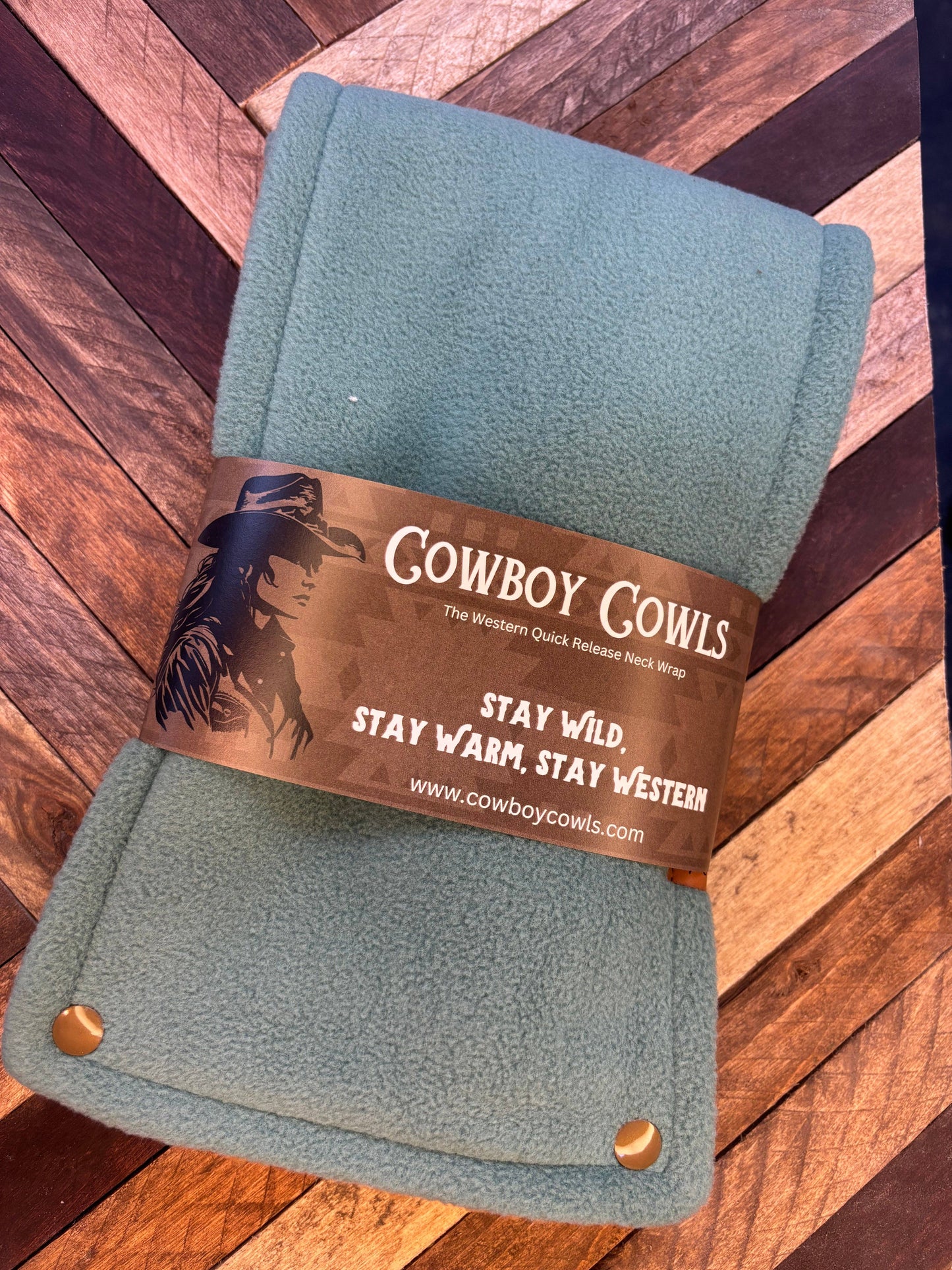 Sea Foam green Cowboy Cowl