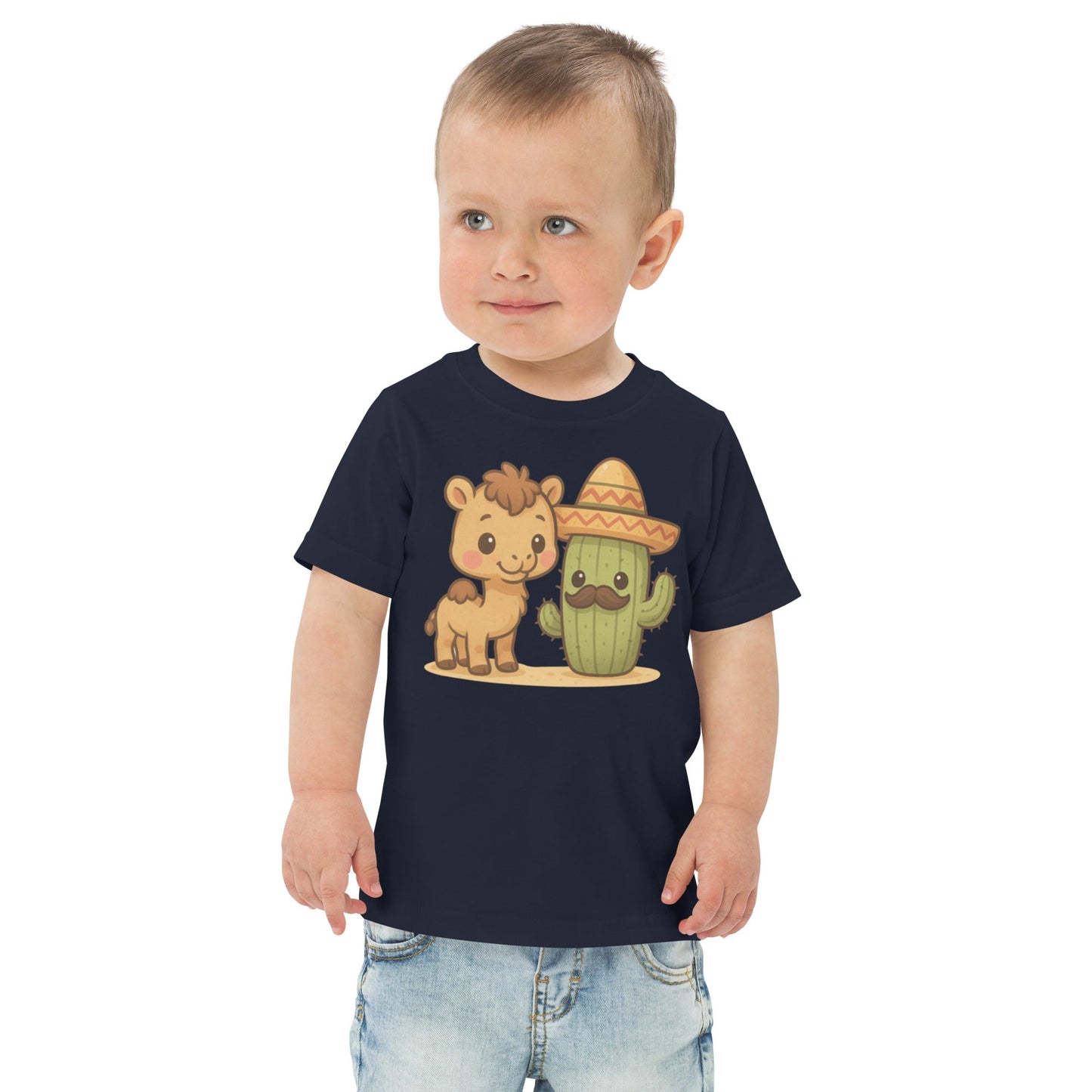 Camel And Cactus Buddies Toddler's Tee