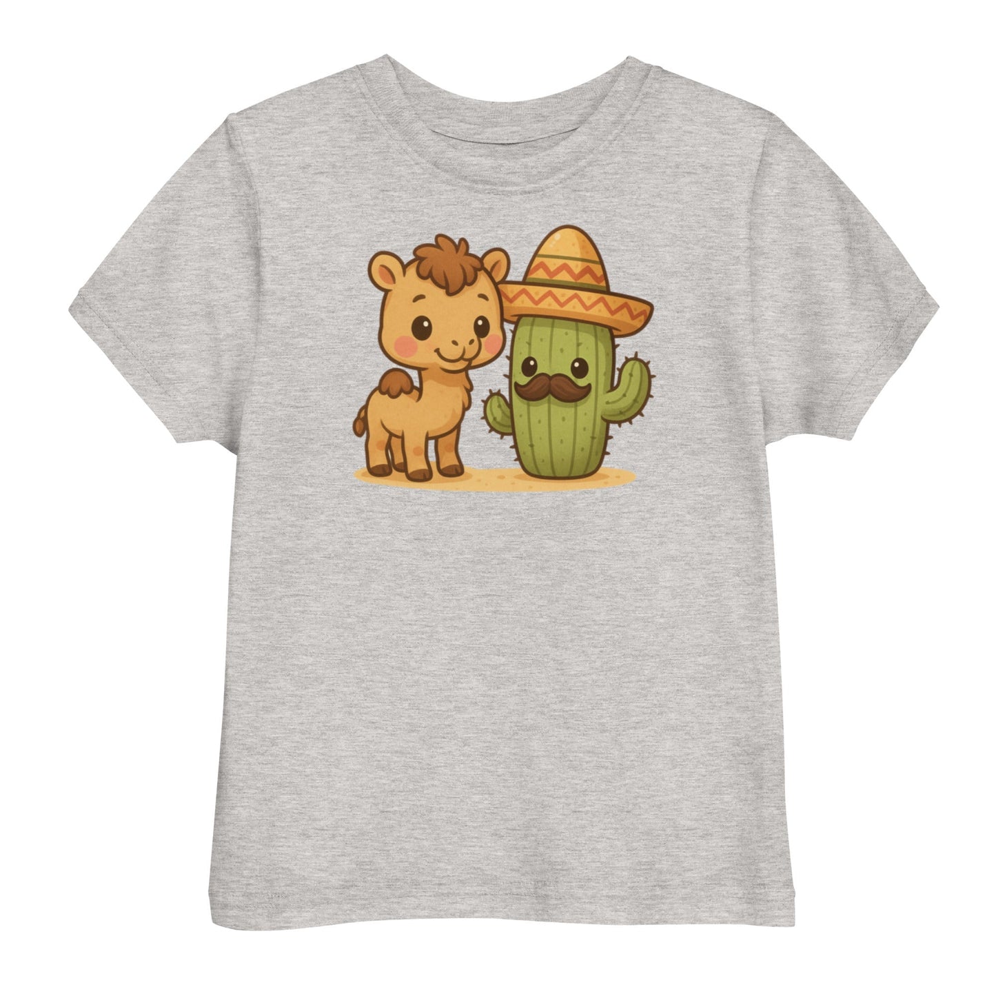 Camel And Cactus Buddies Toddler's Tee
