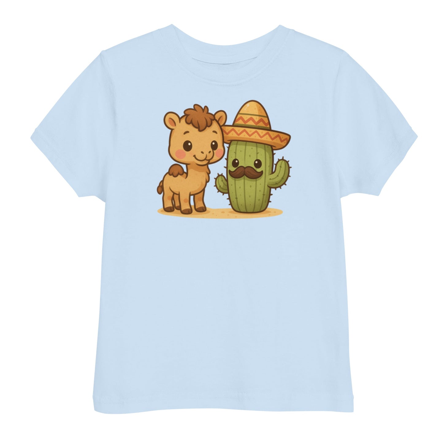 Camel And Cactus Buddies Toddler's Tee