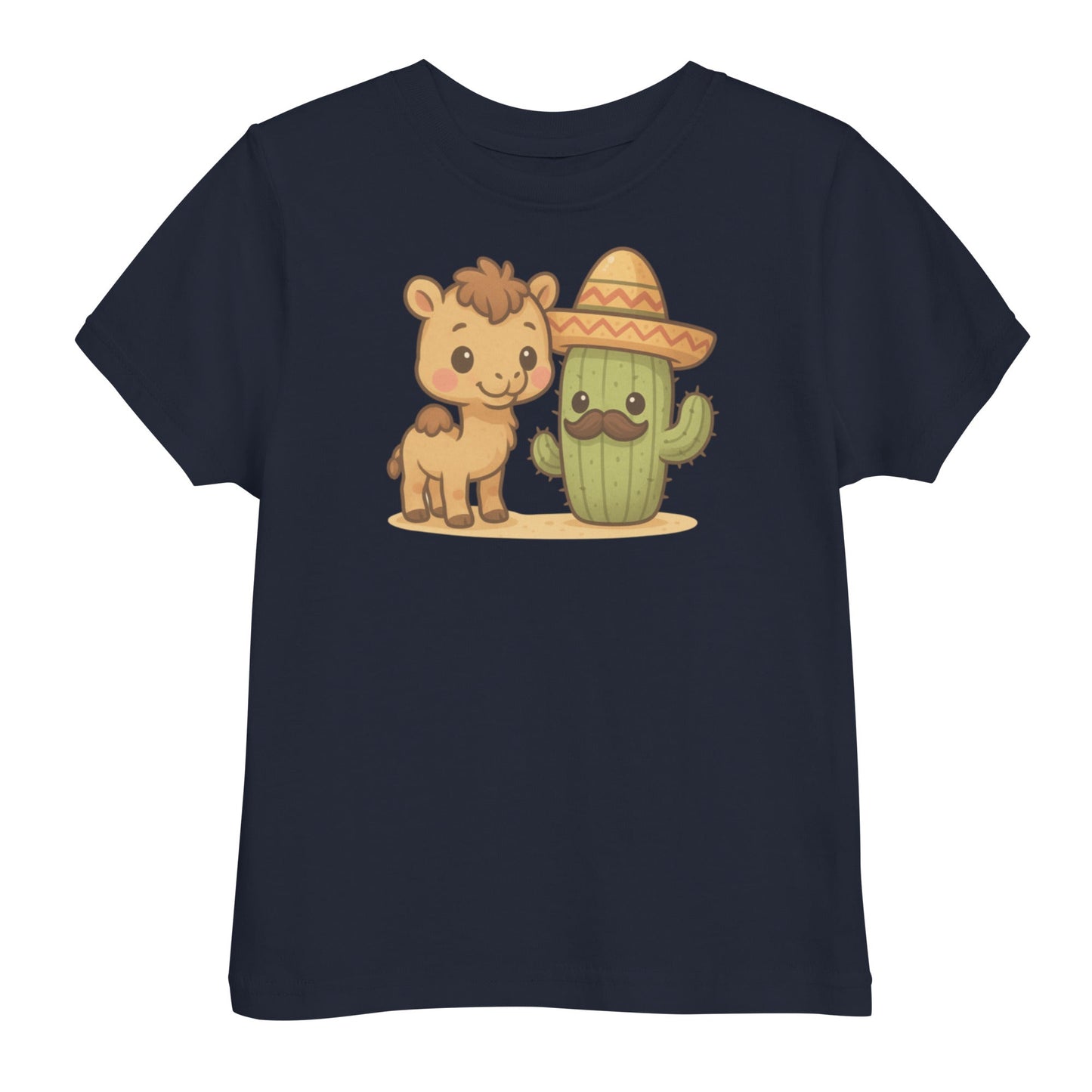 Camel And Cactus Buddies Toddler's Tee