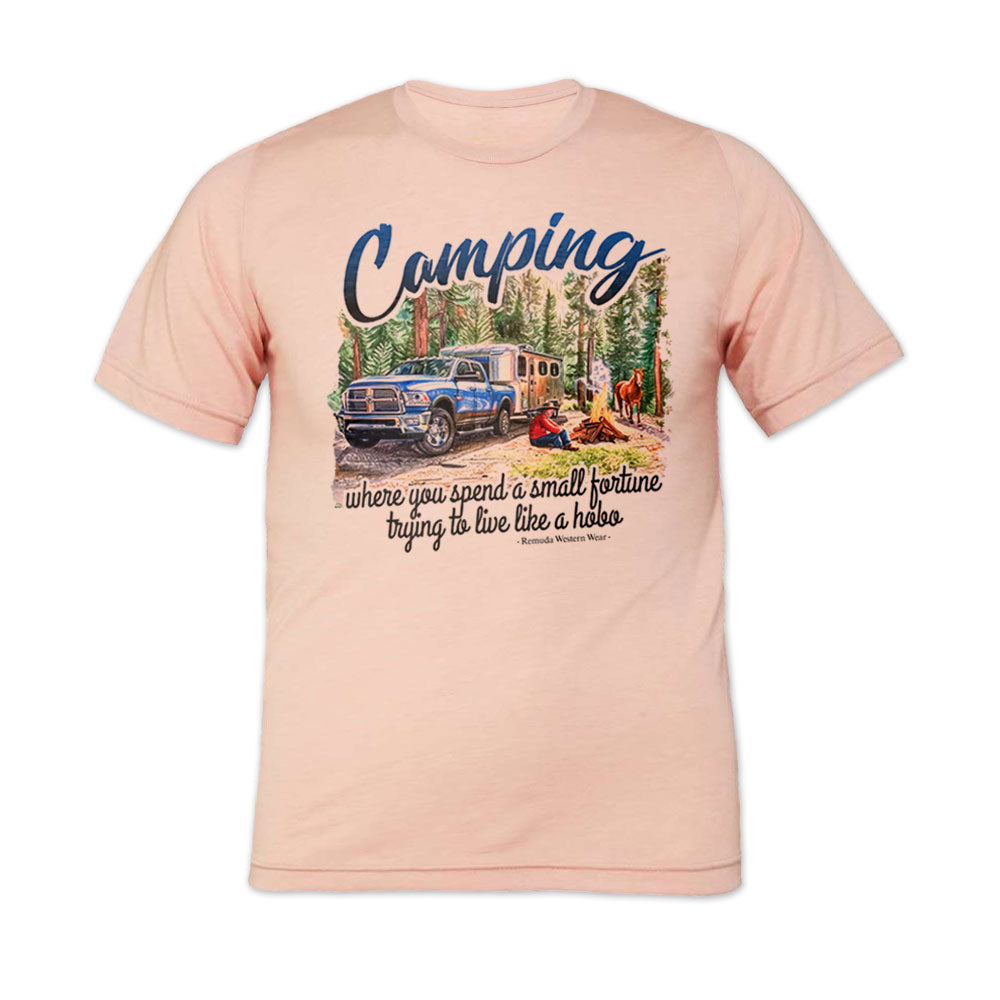 CAMPING IRONY Adult Unisex Western Tee T-Shirt