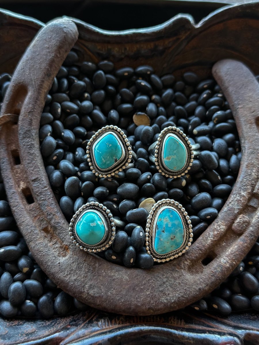Carried Away Adjustable Turquoise Ring