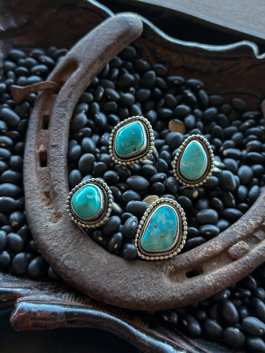 Carried Away Adjustable Turquoise Ring