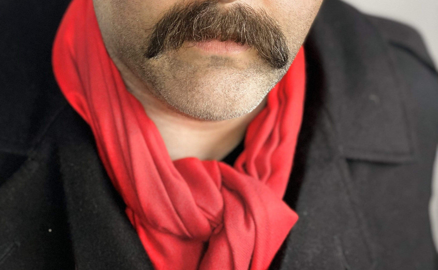 Ultra Soft Red Cashmere Scarf / Wrap / Shawl / Cover  #CA10