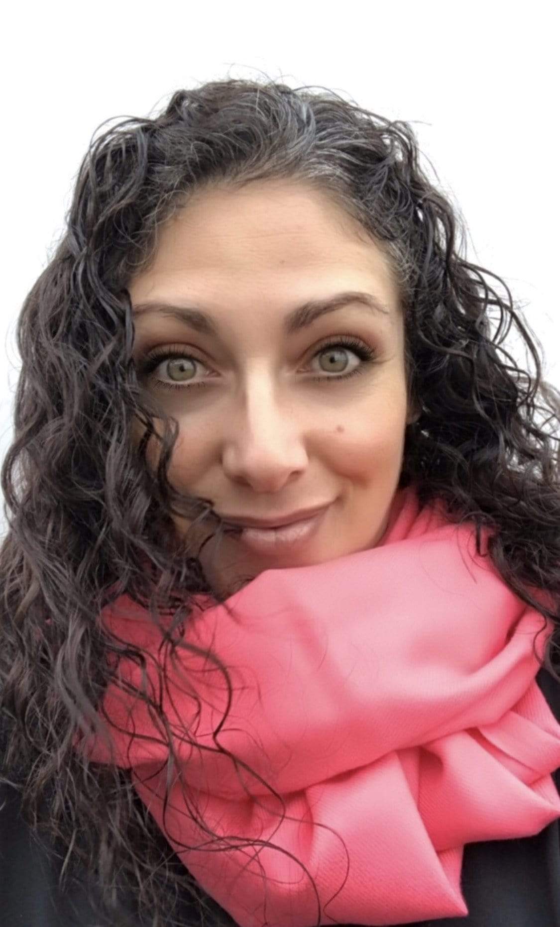 Ultra Soft Pink Cashmere Scarf / Wrap / Shawl / Cover  #CA5