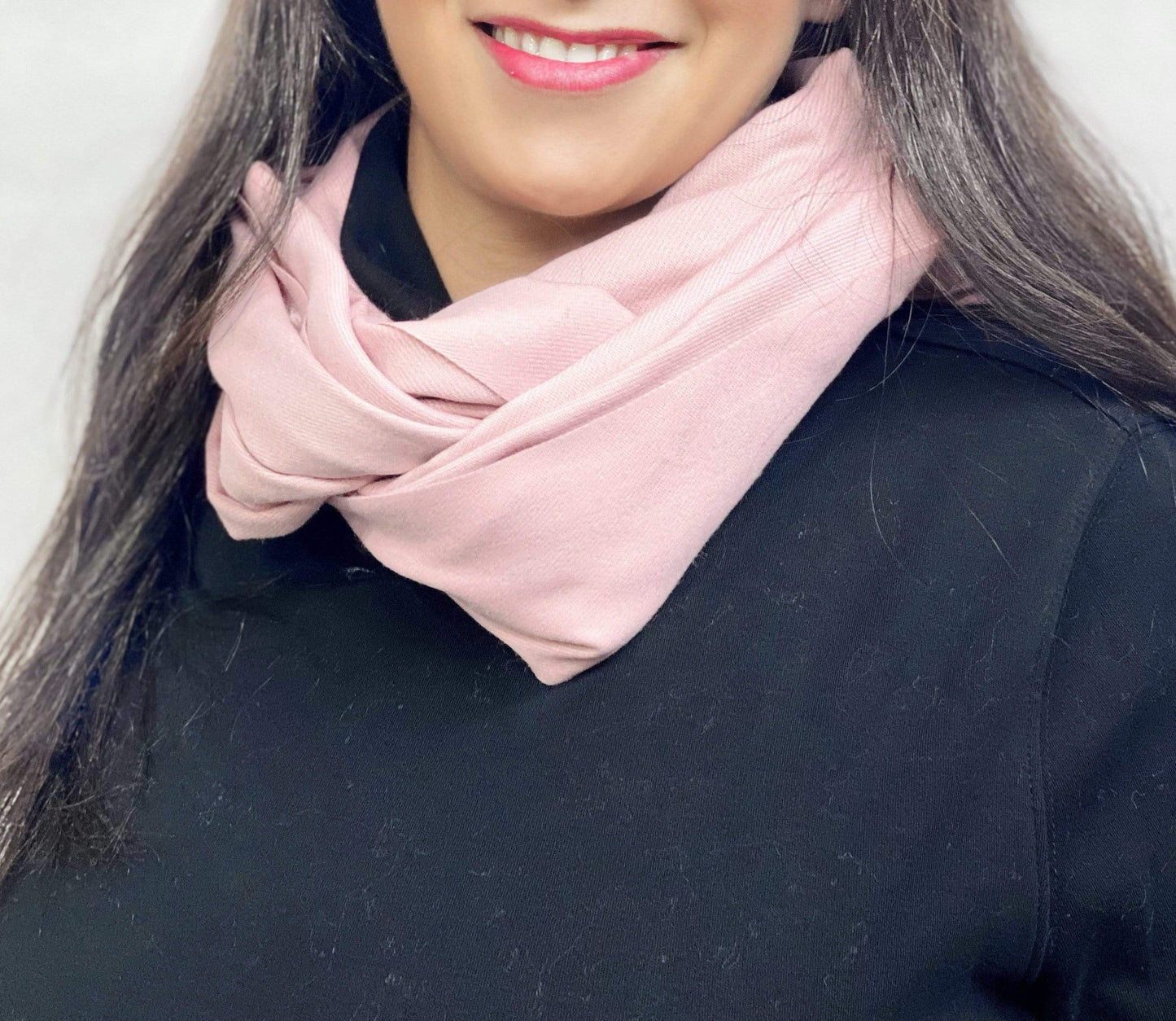 Ultra Soft Rose Cashmere Scarf / Wrap / Shawl / Cover  #CA7