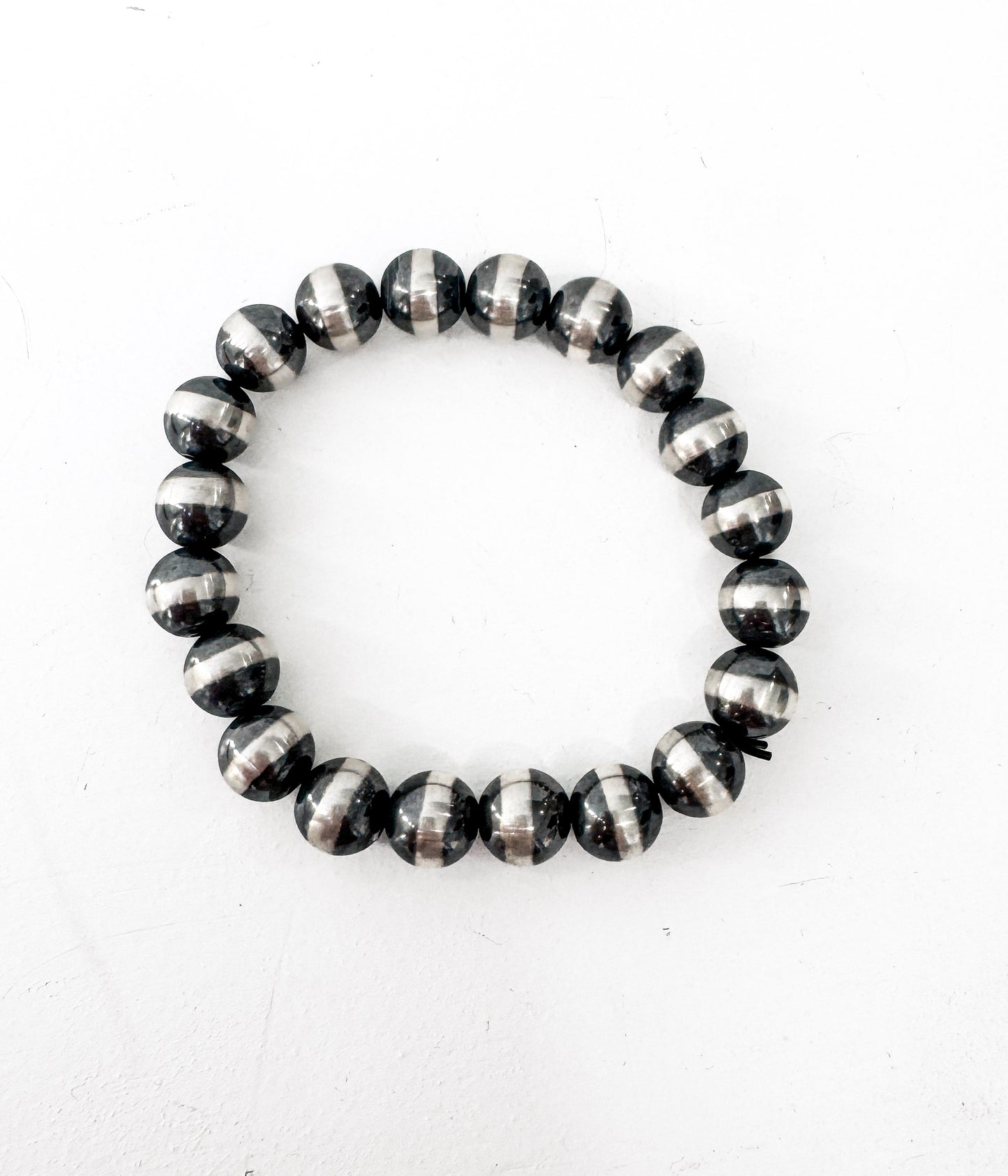 10mm Navajo Pearl Stretch Bracelet