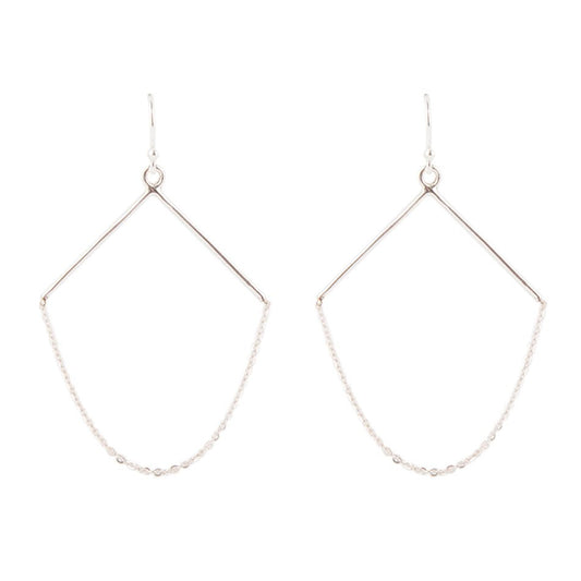 Chained Up Sterling Silver Earrings