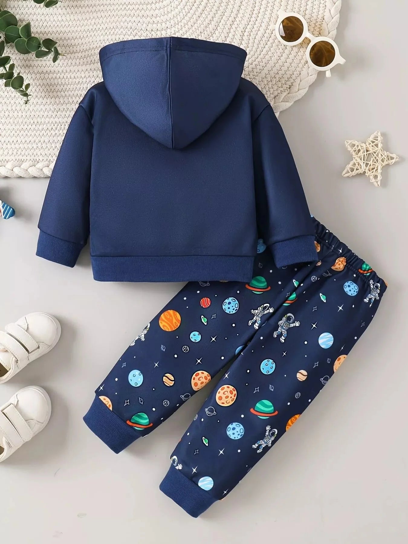 Children's Astronaut Space Travel Hoodie and Pants Set - 6M - 2Y