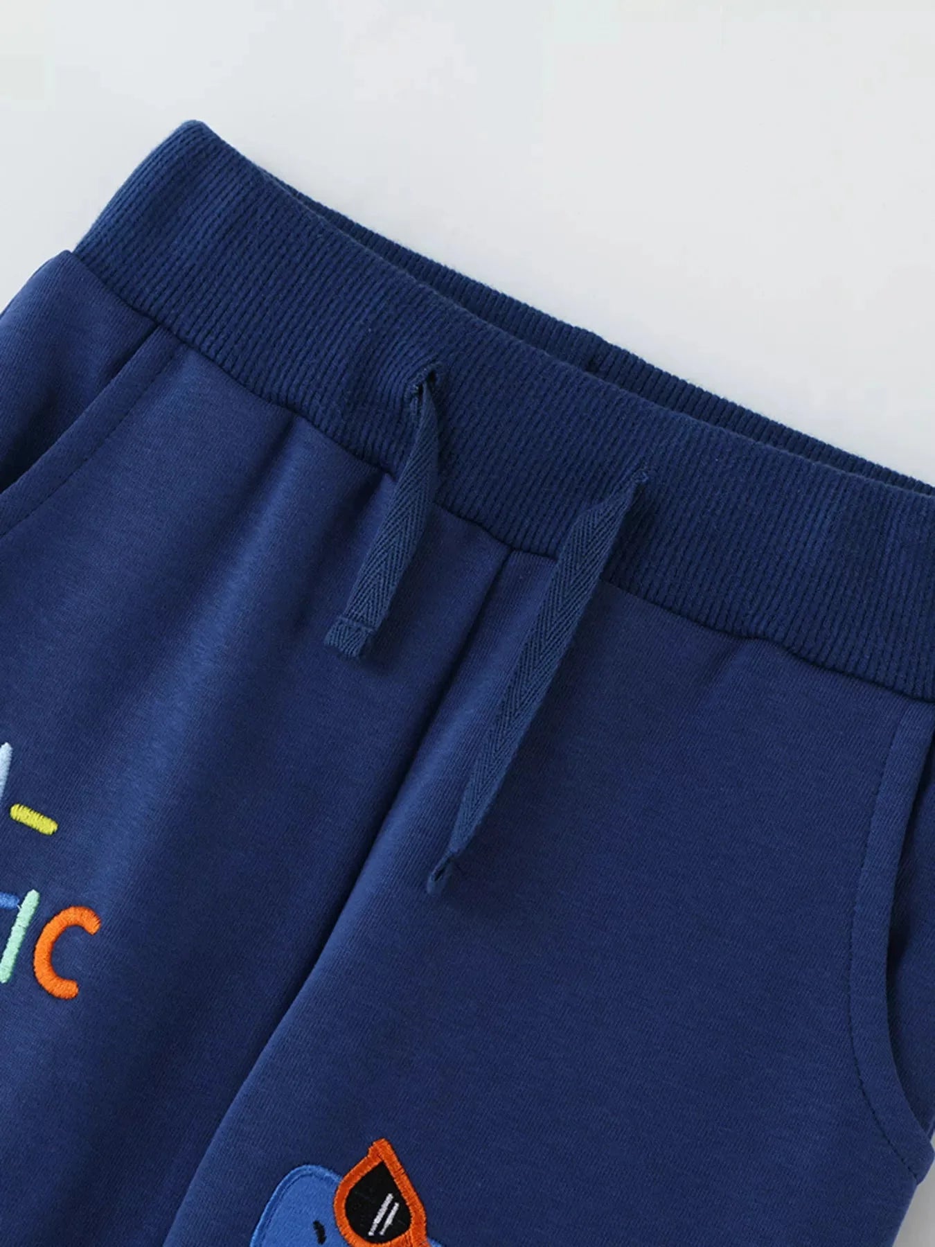 Children's Shark Applique Joggers - 2Y - 8Y