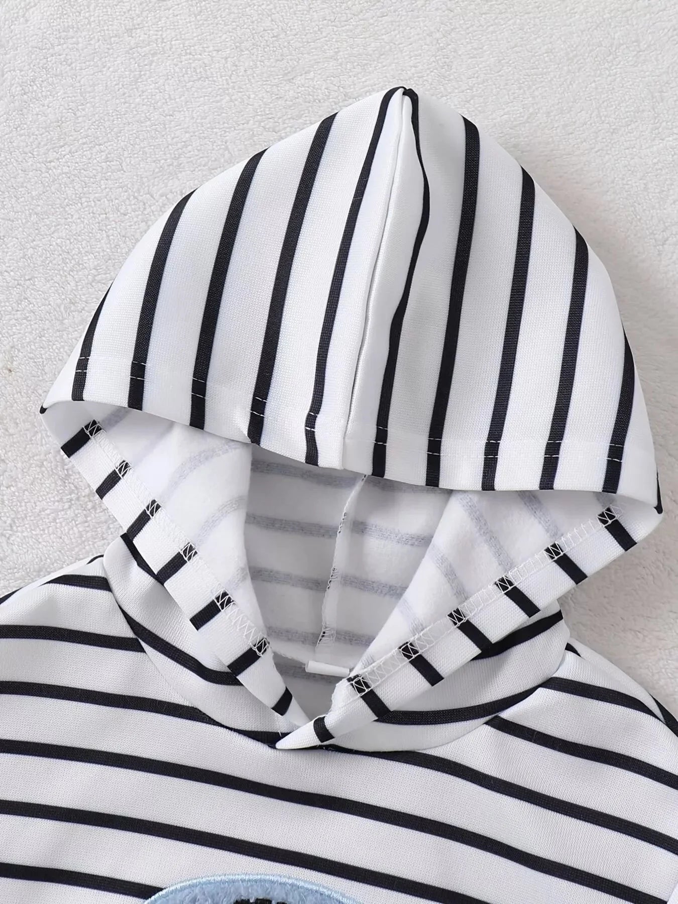 Children's Striped Elephant Hoodie & Pants Set - 6M - 2Y