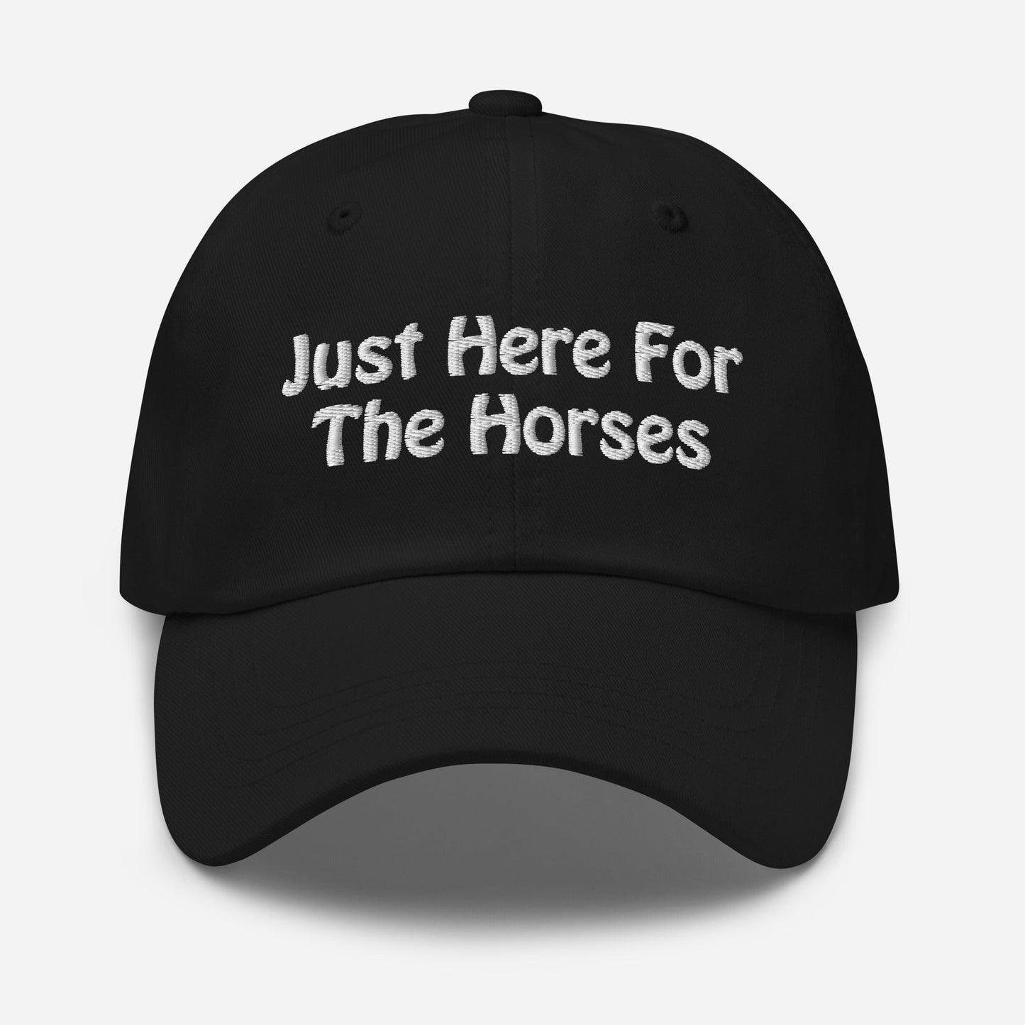 Dad hat - Just Here For The Horses
