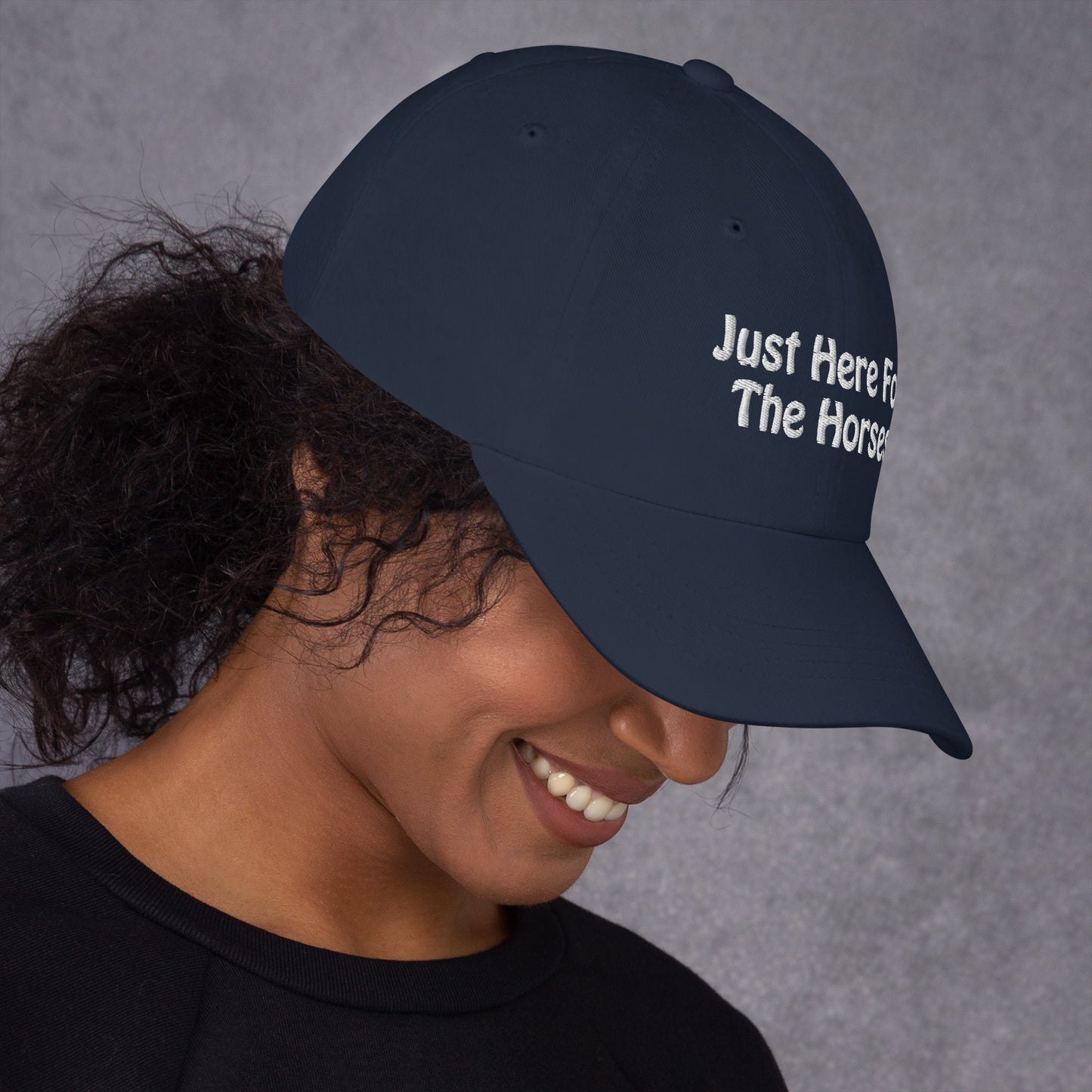 Dad hat - Just Here For The Horses