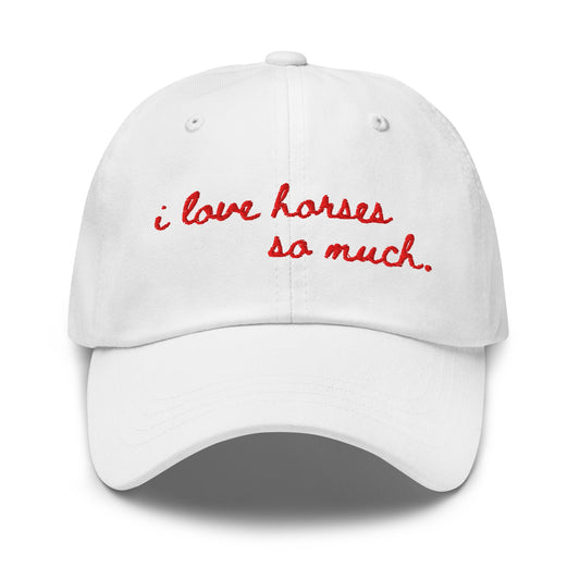 Dad hat - I Love Horses