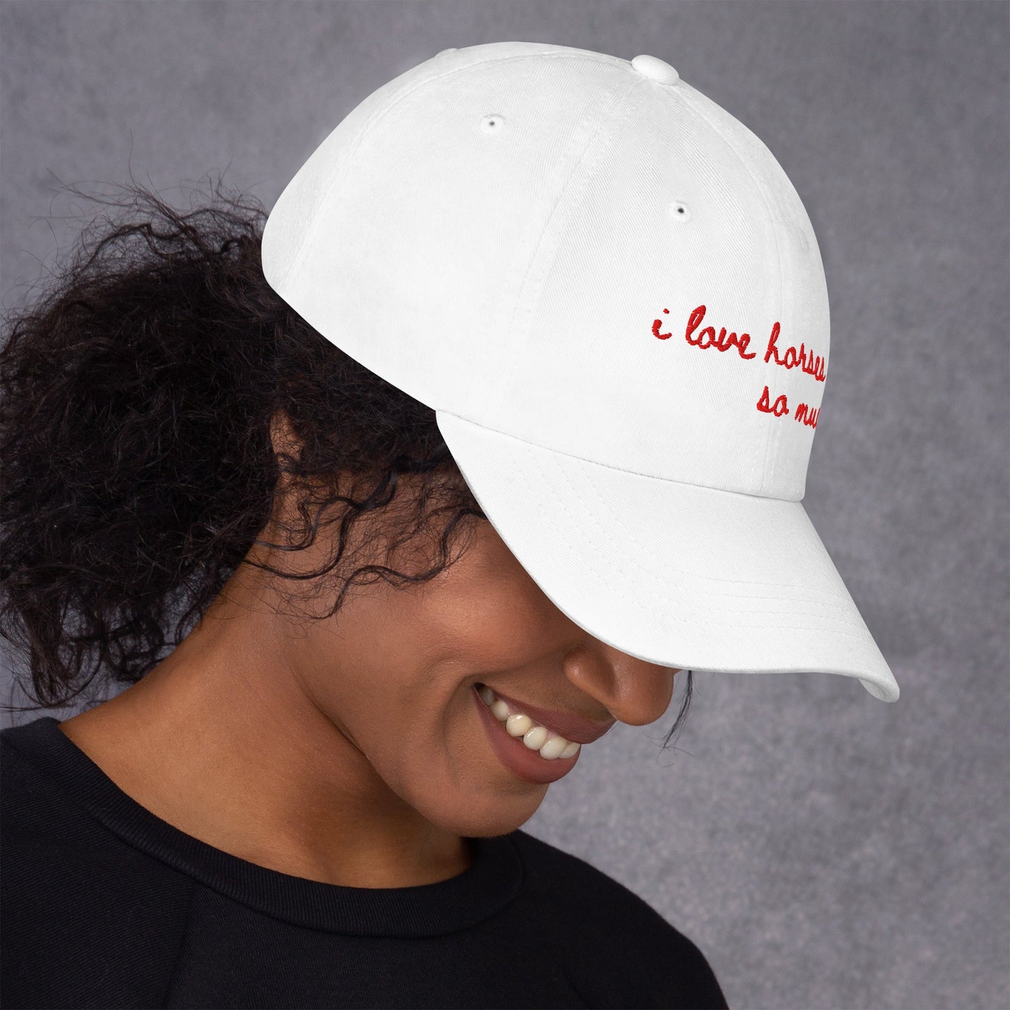 Dad hat - I Love Horses