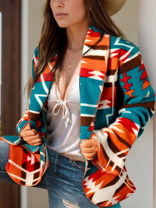 Colleen Tribal Print Jacket