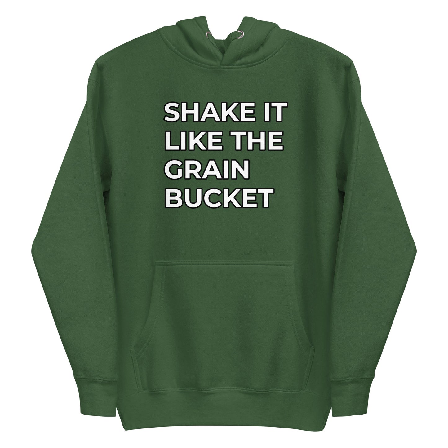 Unisex Shake It Like The Grain Bucket Cotton Hoodie