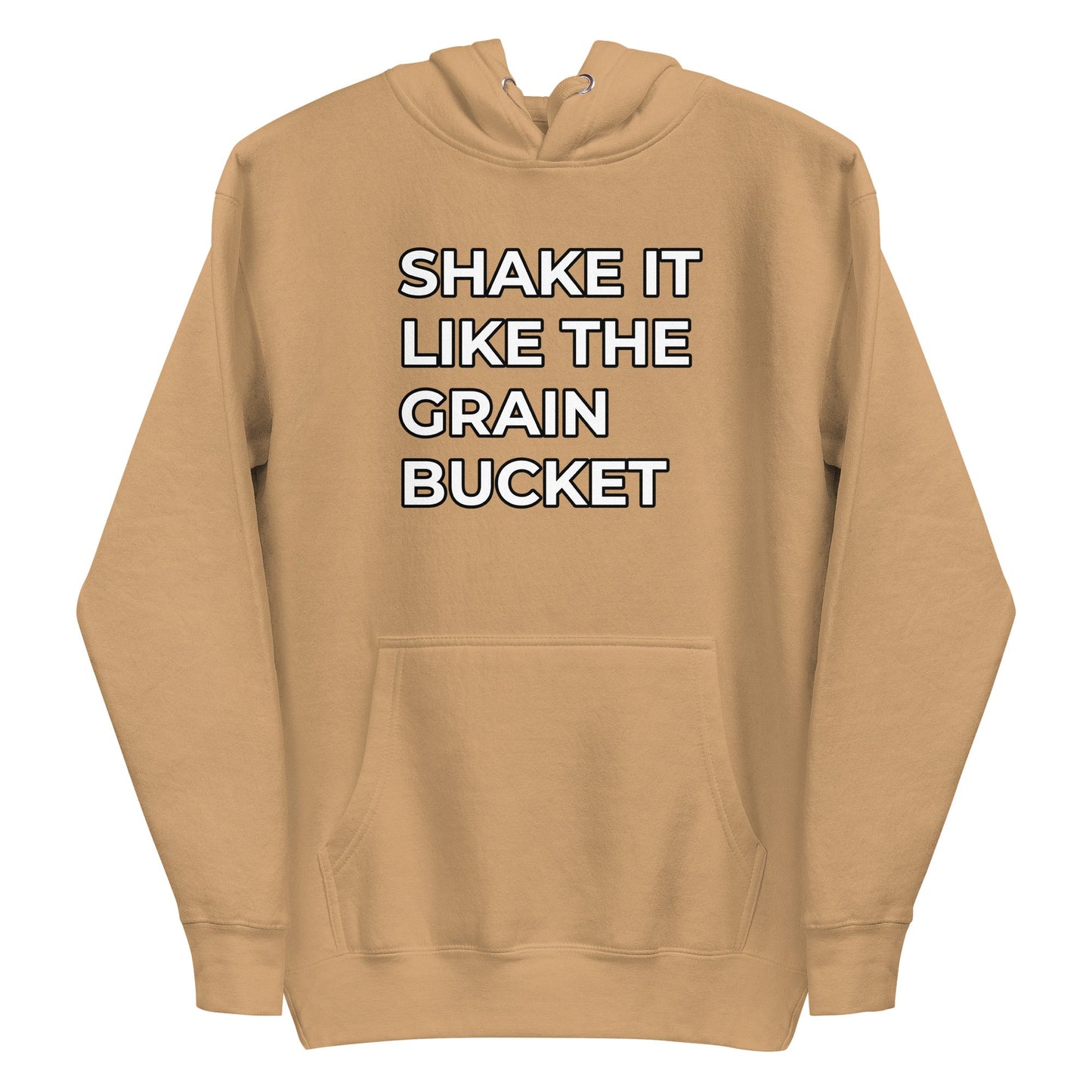 Unisex Shake It Like The Grain Bucket Cotton Hoodie