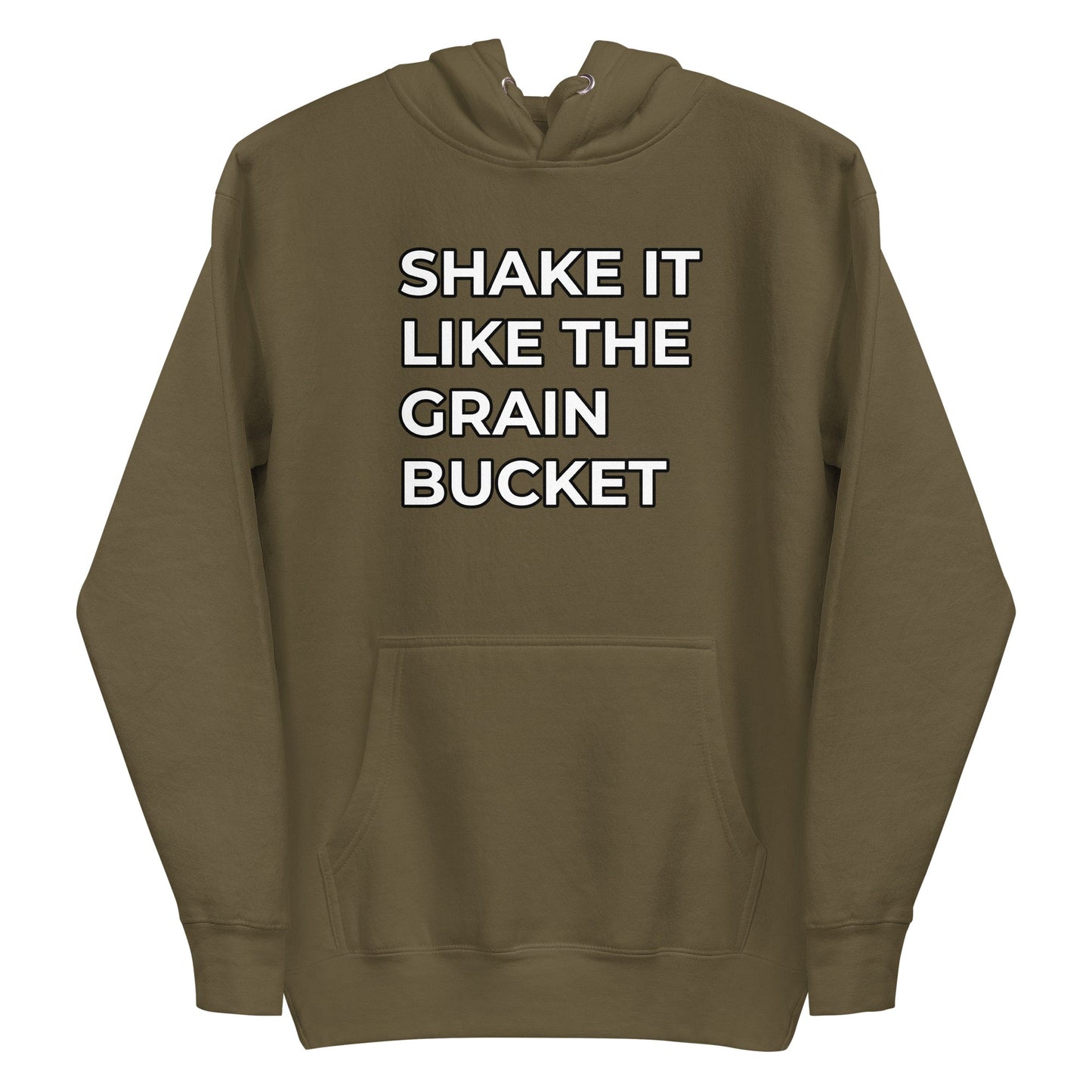 Unisex Shake It Like The Grain Bucket Cotton Hoodie