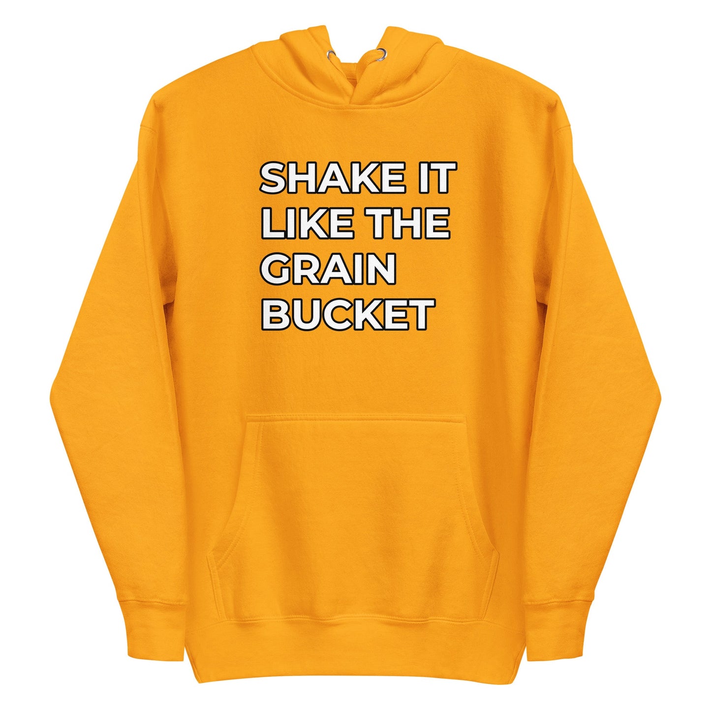 Unisex Shake It Like The Grain Bucket Cotton Hoodie