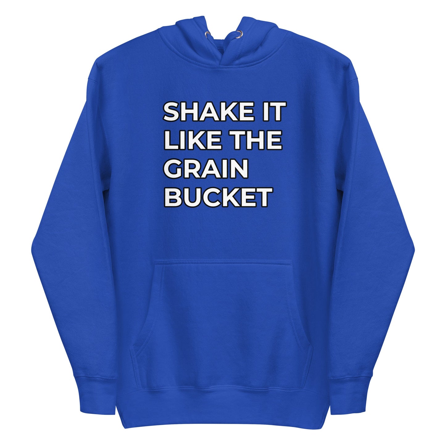 Unisex Shake It Like The Grain Bucket Cotton Hoodie