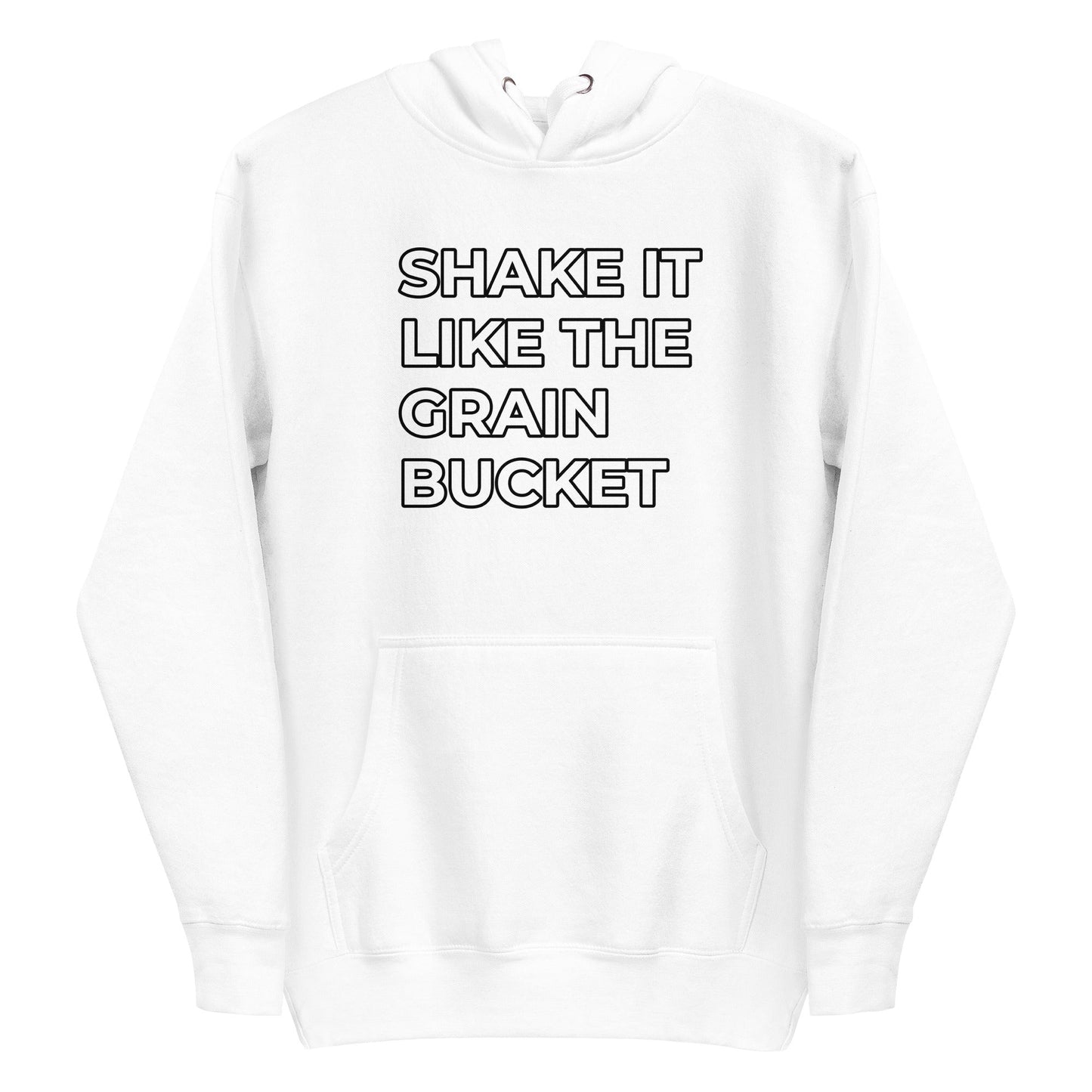Unisex Shake It Like The Grain Bucket Cotton Hoodie