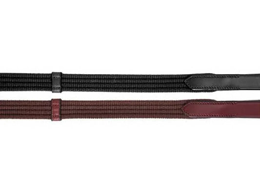 Webbed Reins with Stops