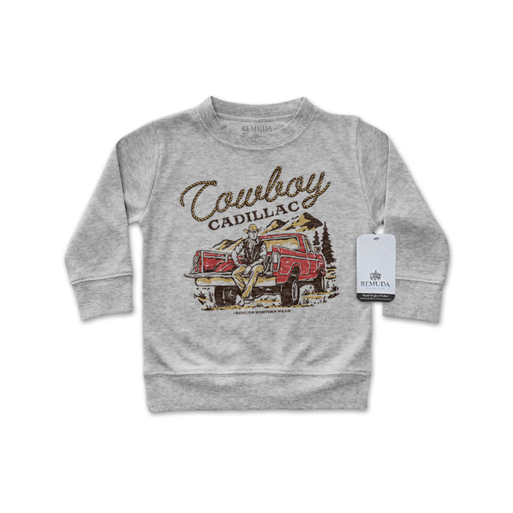 Cowboy Cadillac - Western Infant Long Sleeve Pullover Shirt