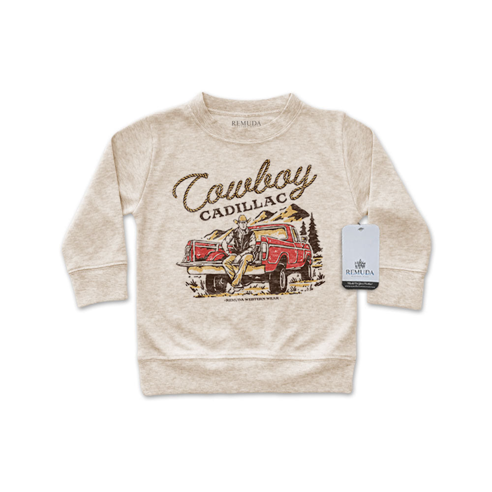Cowboy Cadillac - Western Infant Long Sleeve Pullover Shirt